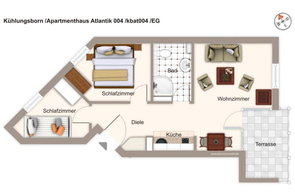 Apartmenthaus Atlantik Apartmenthaus Atlantik 004 Kühlungsborn Zewnętrze zdjęcie